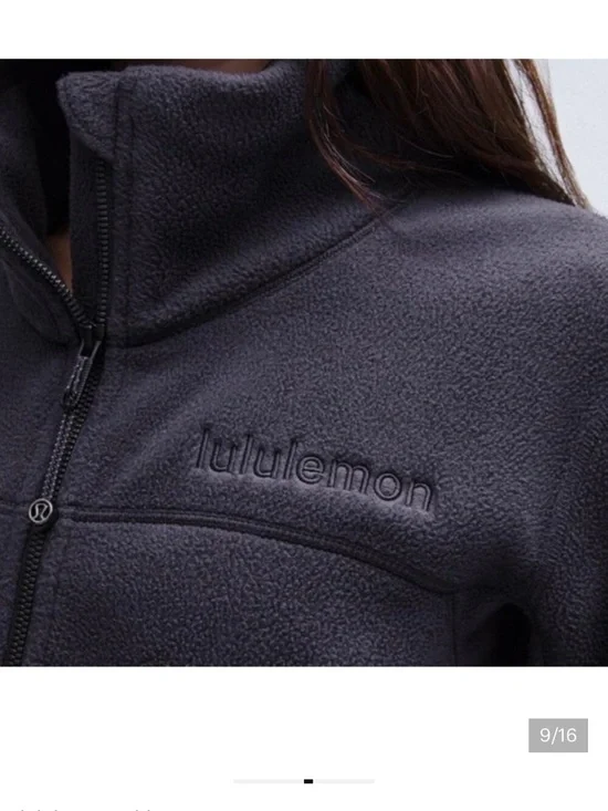 lululemon Athletica Dark Navy Quarter-Zip Fleece Pullover - Picture 2 of 8
